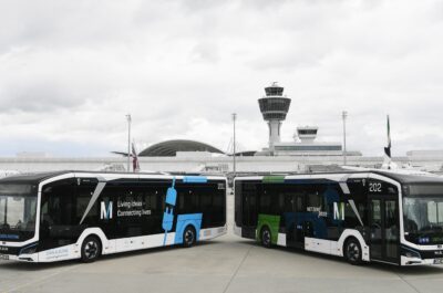 Munich Airport - electric buses